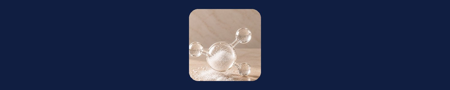 A pile of glycine powder