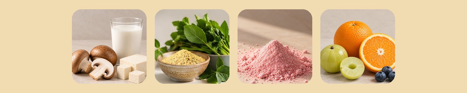 Vitamin D3, K2, B12 and C