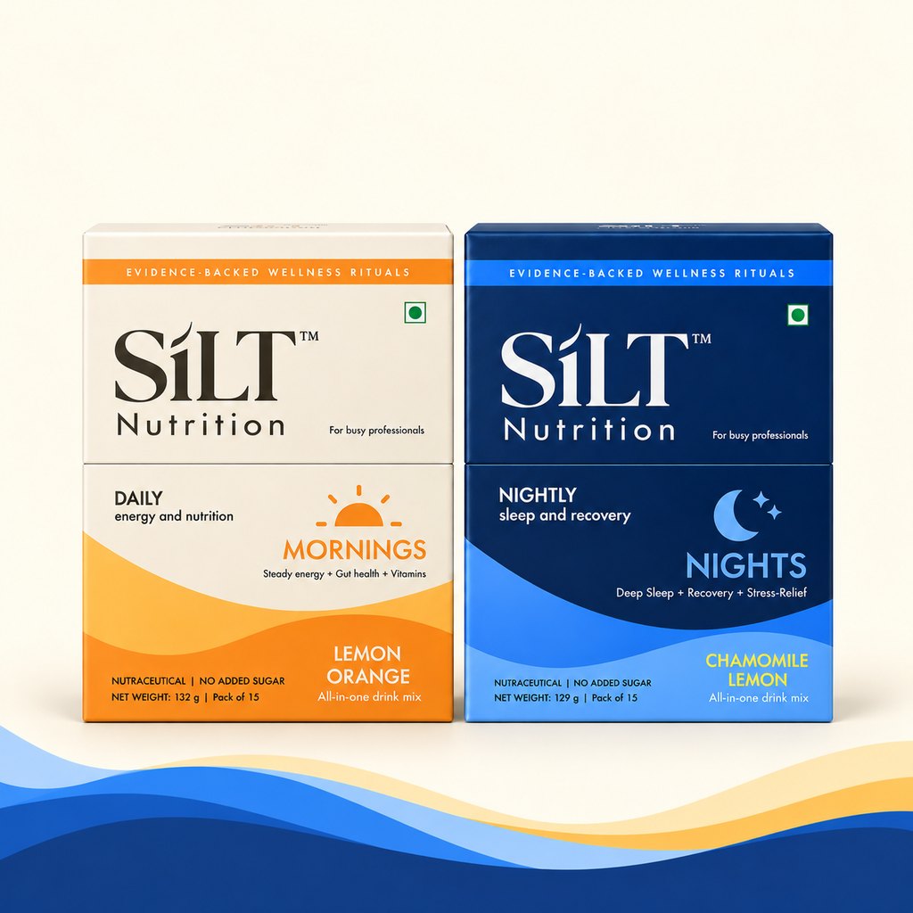 SILT Mornings and SILT Nights boxes side by side